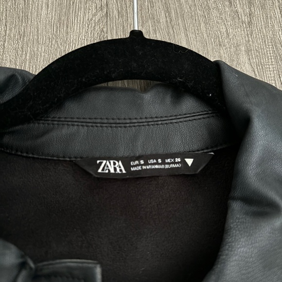 ZARA | faux leather shacket - Picture 2 of 2
